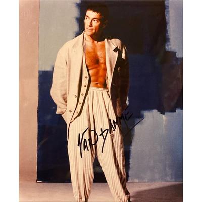 Jean-Claude Van Damme signed photo