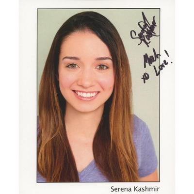 Serena Kashmir signed photo