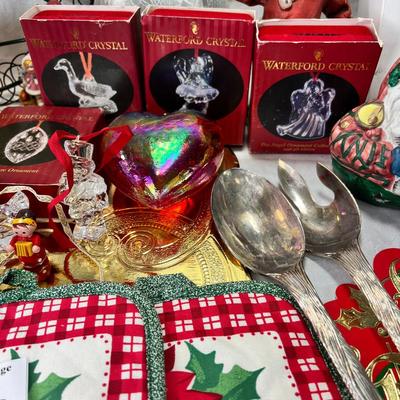 Waterford ornaments in original boxes