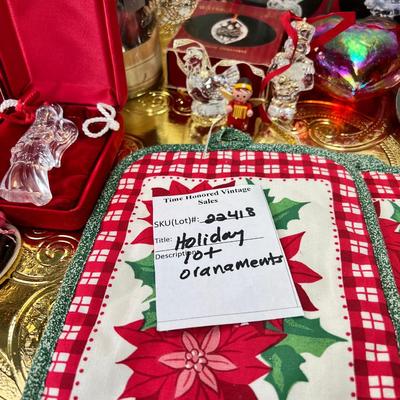 Waterford ornaments in original boxes
