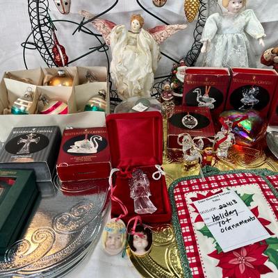 Waterford ornaments in original boxes