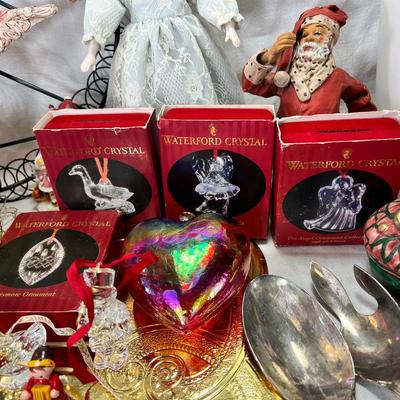 Waterford ornaments in original boxes