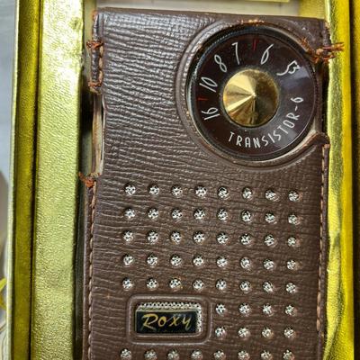Transistor radios, Stereo system, Drone, clock