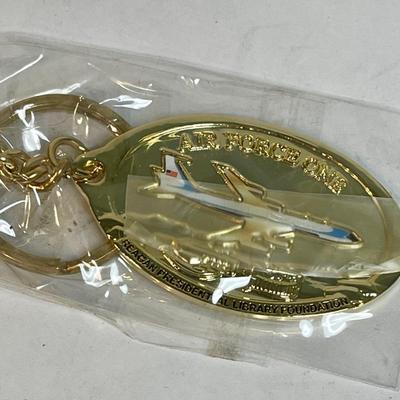 Reagan Presidential Library Air Force One Key Chain New