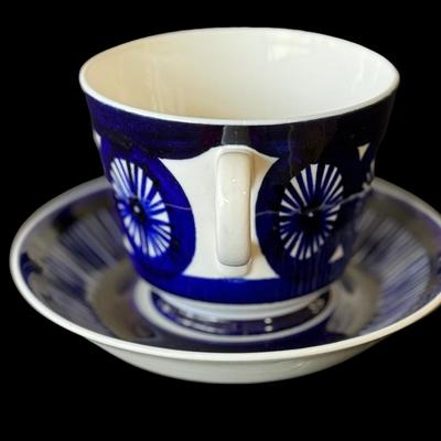 Arabia of Finland Valencia Joke Cup and Saucer