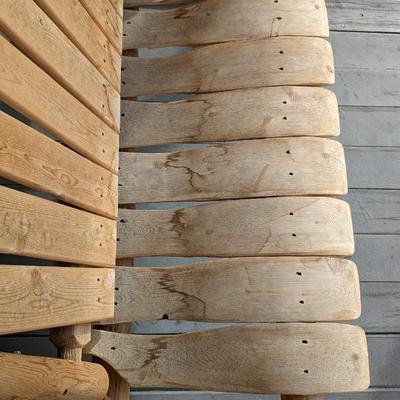 Raw Wood Patio Rocker