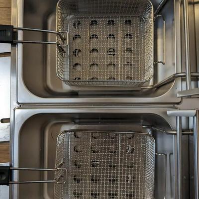 Zokop Countertop Double Fryer