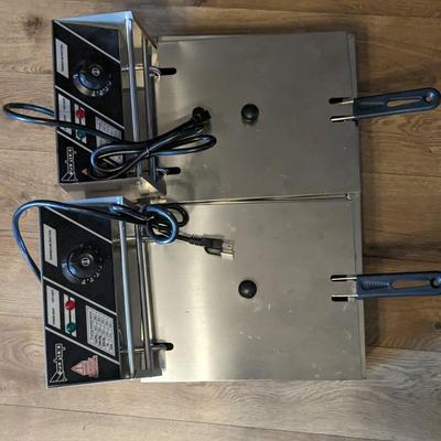 Zokop Countertop Double Fryer