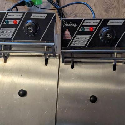 Zokop Countertop Double Fryer