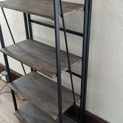 Wood and Metal Shelf