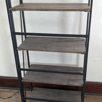 Wood and Metal Shelf