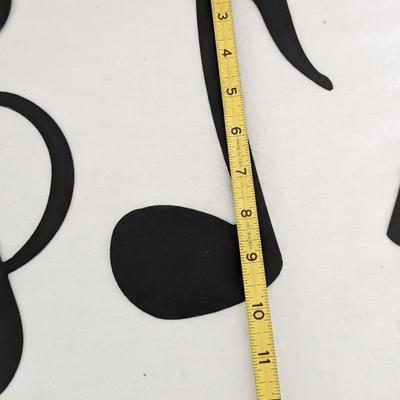 C. Jere 1988 Metal Music Note Wall Art