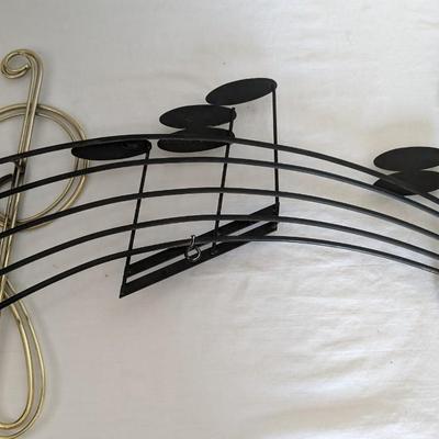 C. Jere 1988 Metal Music Note Wall Art