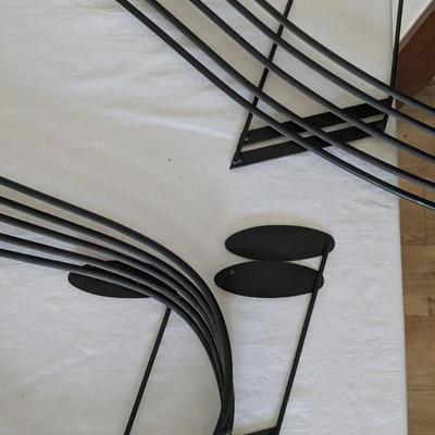 C. Jere 1988 Metal Music Note Wall Art
