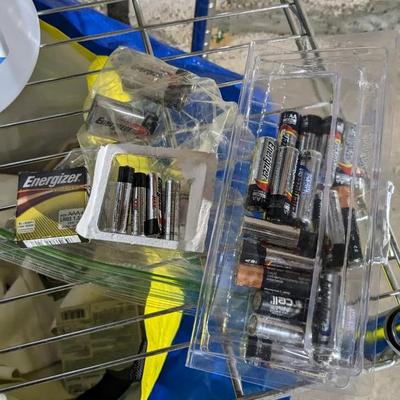 Metro Rack with Cleaning Supplies