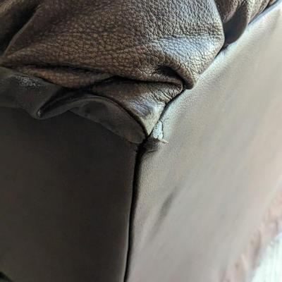 Leather Reclining Sofa