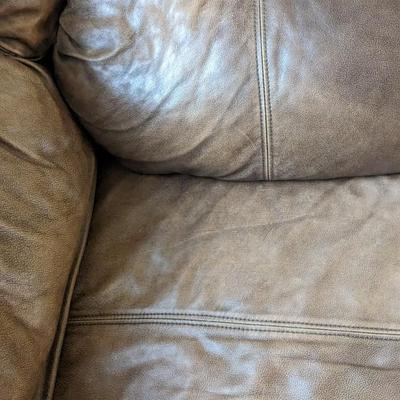 Leather Reclining Sofa