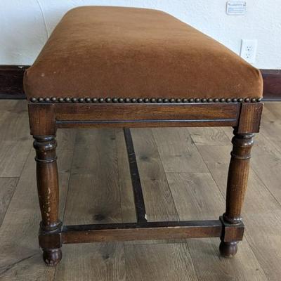 Vintage Upholstered Bench