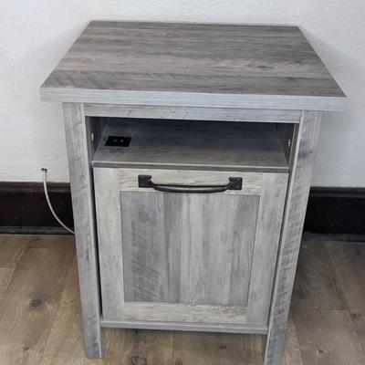 Charging Port Bedside Table