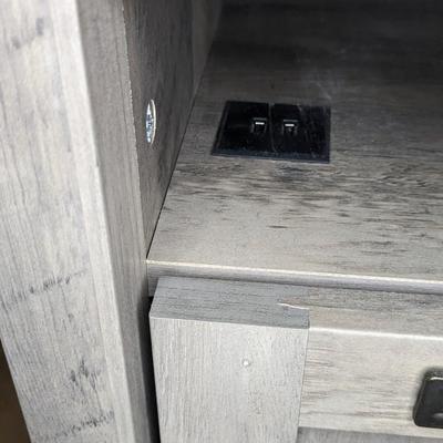 Charging Port Bedside Table