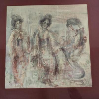 Asian Inspired Framed Art
