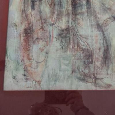 Asian Inspired Framed Art