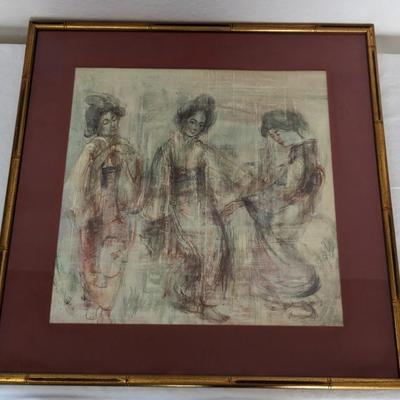 Asian Inspired Framed Art