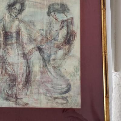 Asian Inspired Framed Art