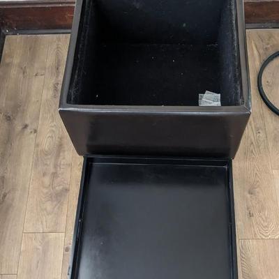 Storage Ottoman and Side Table