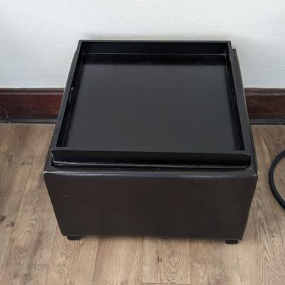 Storage Ottoman and Side Table