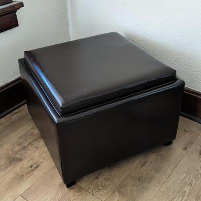 Storage Ottoman and Side Table