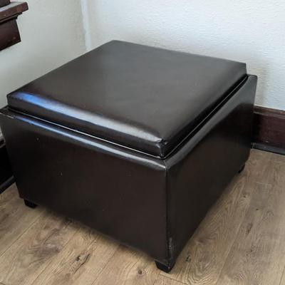 Storage Ottoman and Side Table