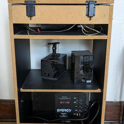 Energy Speakers and Pioneer Cabinet