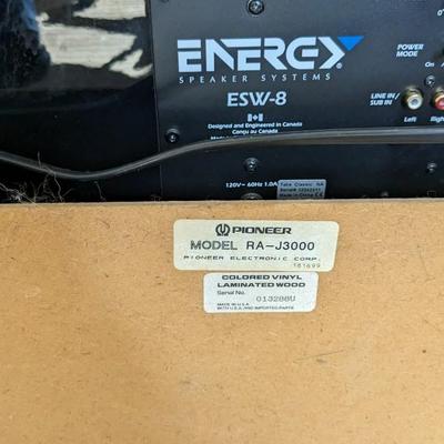 Energy Speakers and Pioneer Cabinet