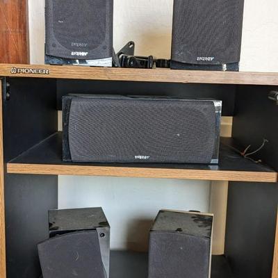 Energy Speakers and Pioneer Cabinet