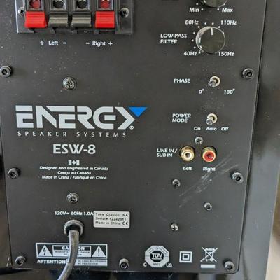 Energy Speakers and Pioneer Cabinet