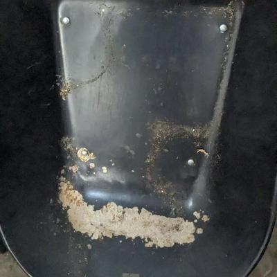Wheel Barrow and Garbage Can