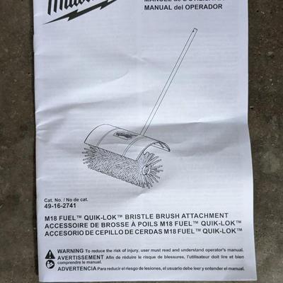 Milwaukee Bristle Brush Attachment