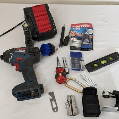 Bosch 18V Impact Drill and Tools