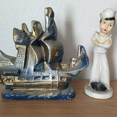 Chalkware Carnival Figures