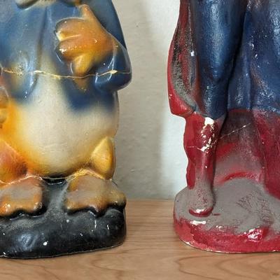 Chalkware Carnival Figures