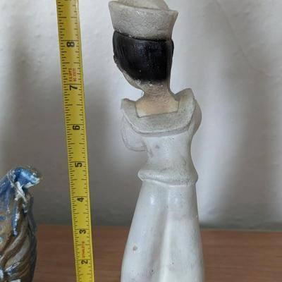 Chalkware Carnival Figures