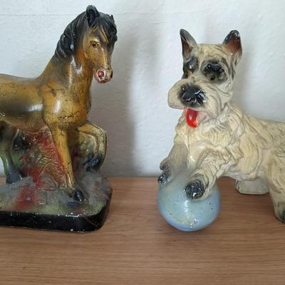 Chalkware Carnival Figures