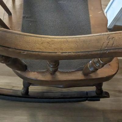 Vintage Wide Base Rocking Chair