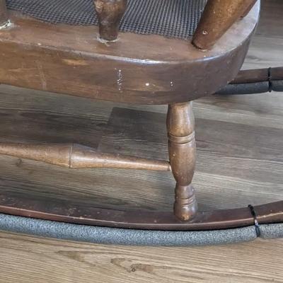 Vintage Wide Base Rocking Chair