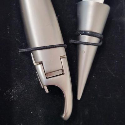Wine bottle opener and stopper