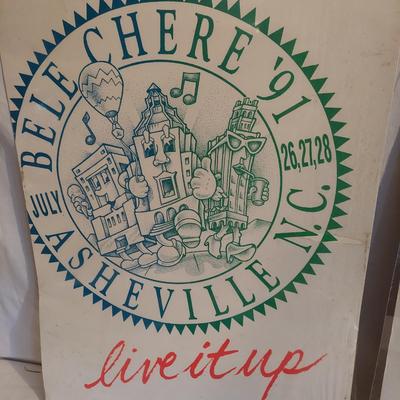 Asheville, NC Bele Chere Festival Collectible Posters, Tees and more (B1-BBL)