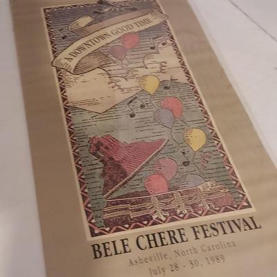 Asheville, NC Bele Chere Festival Collectible Posters, Tees and more (B1-BBL)