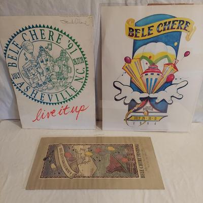 Asheville, NC Bele Chere Festival Collectible Posters, Tees and more (B1-BBL)