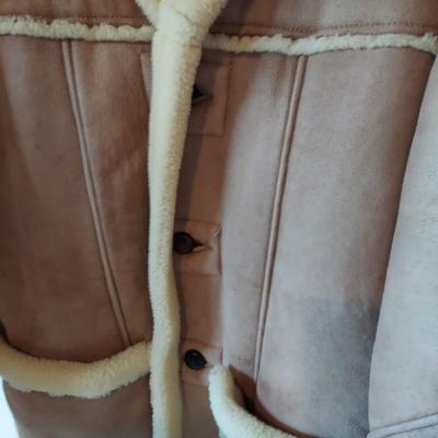 Shearling Lined Leather Coat (BC-BBL)